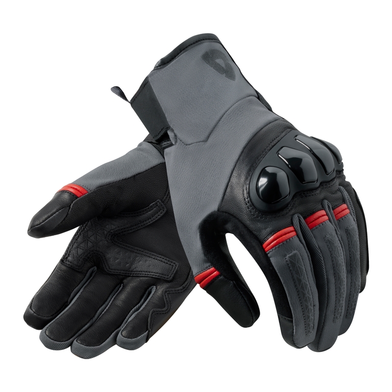 Guantes de moto Revit Speedart H2O negro-gris