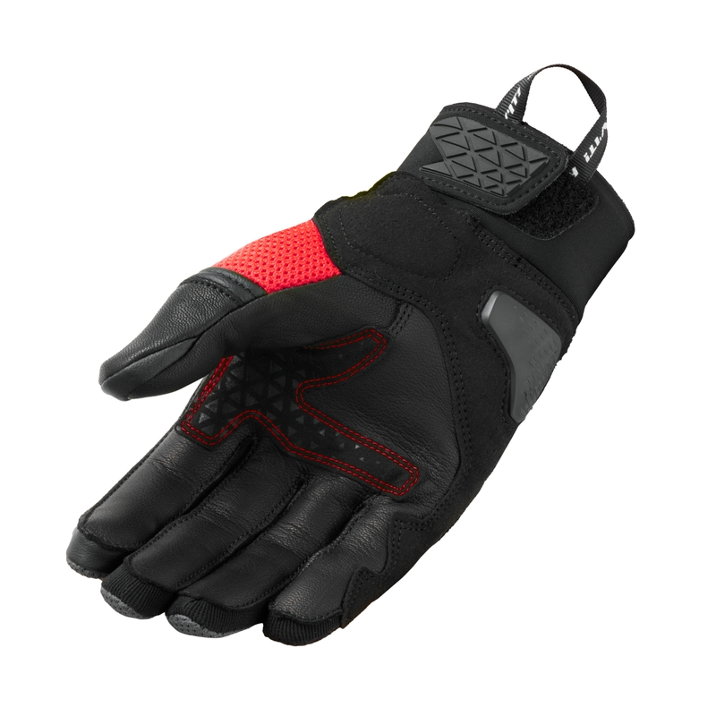 Guantes de moto Revit Speedart Air negro-rojo fluo liquidación