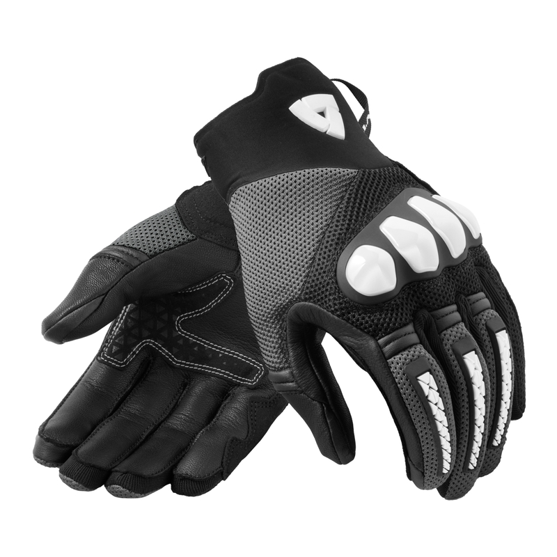 Guantes de moto Revit Speedart Air blanco y negro liquidación