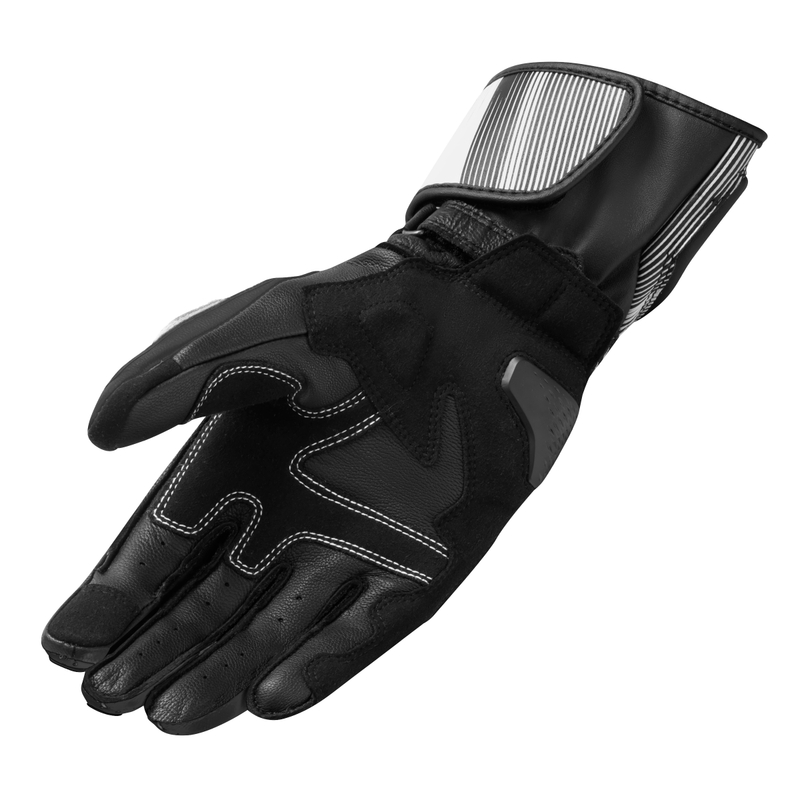 Guantes de moto Revit Metis 2 blanco y negro