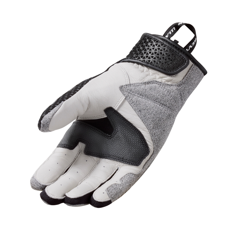 Guantes de moto Revit Offtrack 2 negro-plata