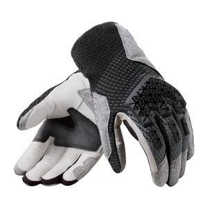 Guantes de moto Revit Offtrack 2 negro-plata