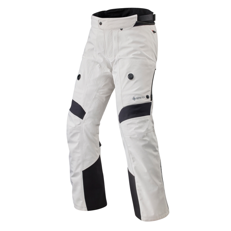 Pantalones cortos de moto Revit Poseidon 3 GTX color plata y negro