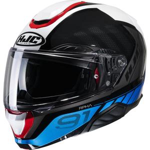 Casco de moto HJC RPHA 91 Rafino MC21 rojo-azul-negro-blanco