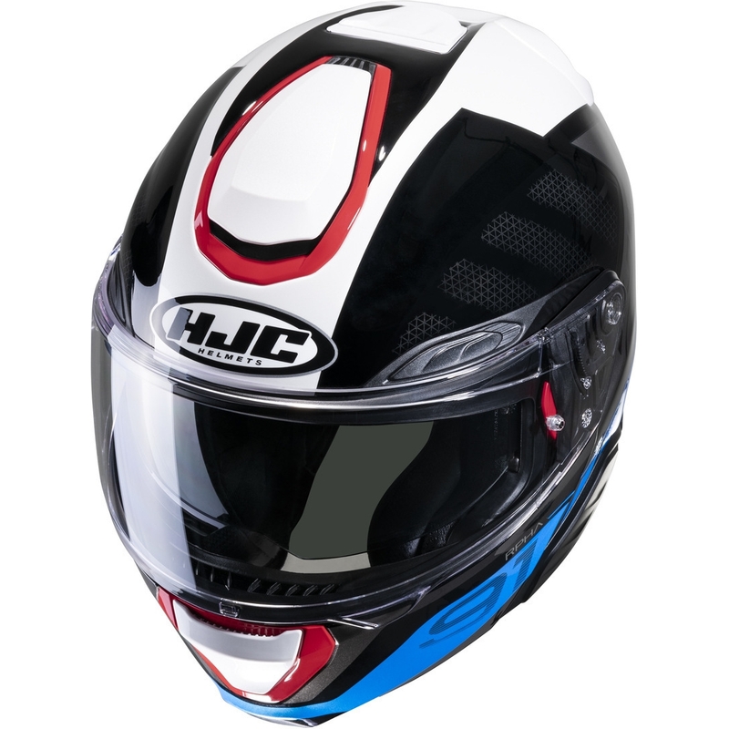 Casco de moto HJC RPHA 91 Rafino MC21 rojo-azul-negro-blanco