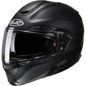 Casco de moto abatible HJC RPHA 91 Solid Black Matte