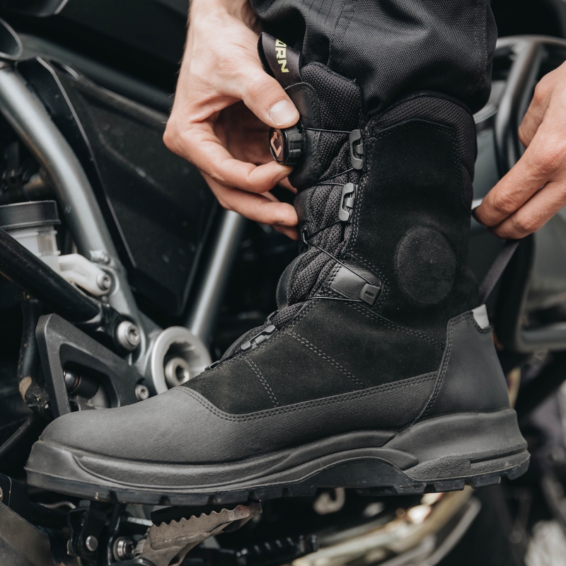 Botas de moto negras Rebelhorn Infinity liquidación
