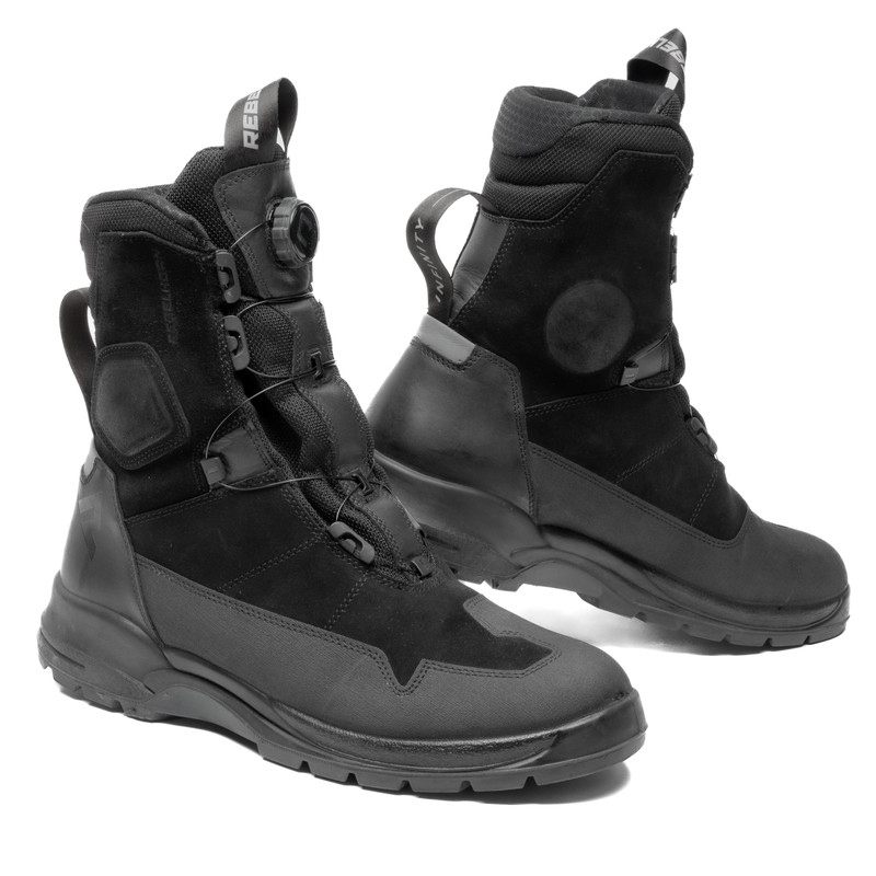 Botas de moto negras Rebelhorn Infinity liquidación