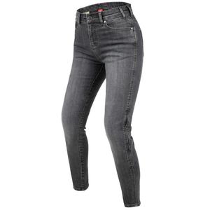 Vaqueros de moto Rebelhorn Classic III SK gris lavado para mujer liquidación