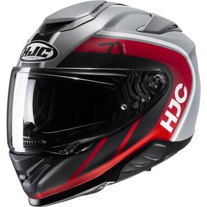 Casco integral de moto HJC RPHA 71 Mapos MC1SF negro-blanco-gris-rojo
