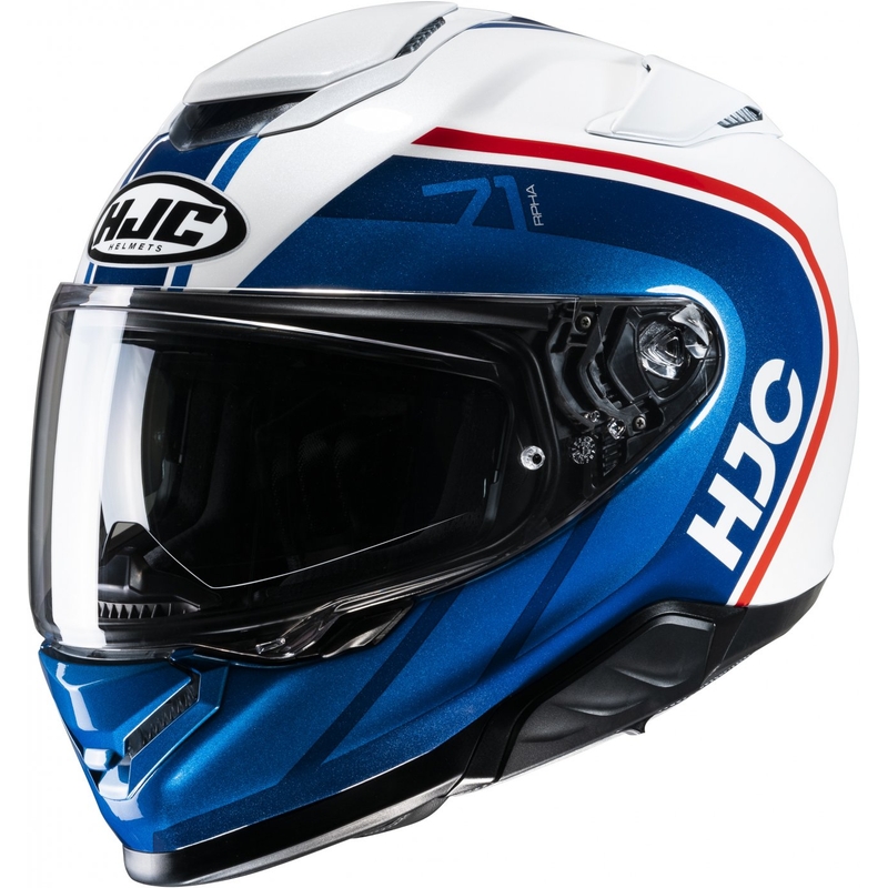 Casco integral de moto HJC RPHA 71 Mapos MC21 rojo-azul-blanco liquidación