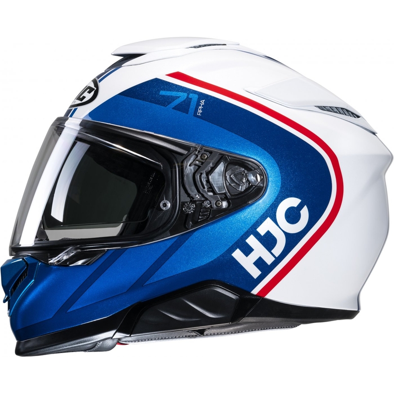 Casco integral de moto HJC RPHA 71 Mapos MC21 rojo-azul-blanco liquidación