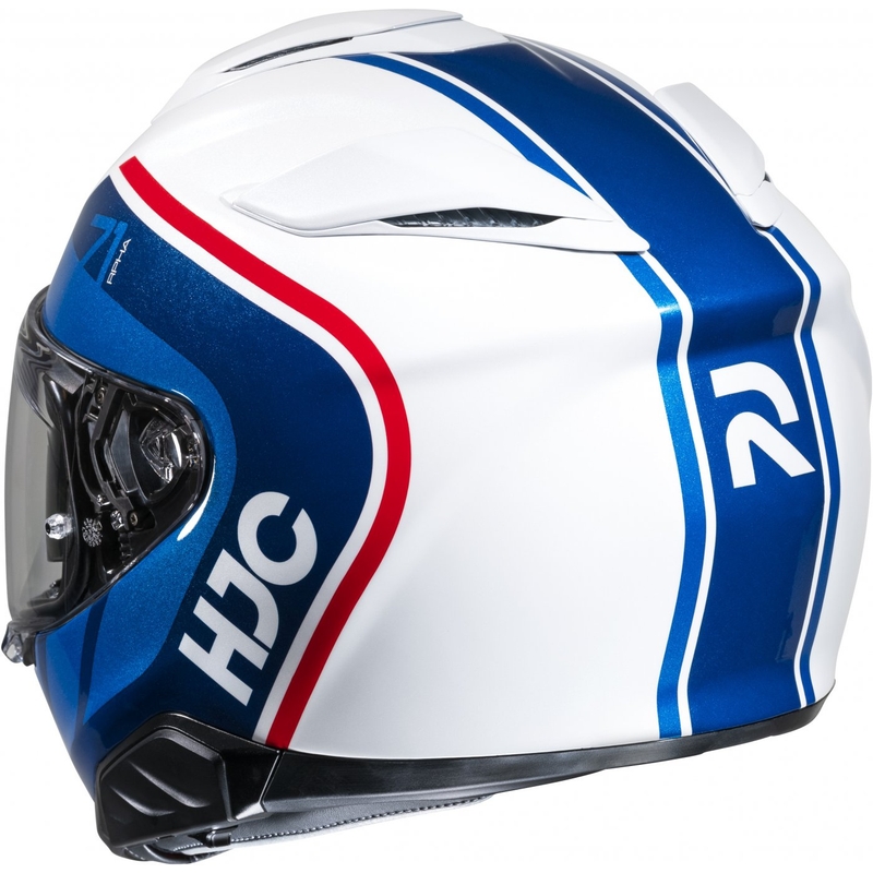 Casco integral de moto HJC RPHA 71 Mapos MC21 rojo-azul-blanco liquidación