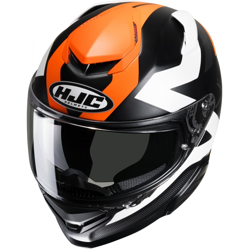 Casco integral de moto HJC RPHA 71 Pinna MC7SF negro-blanco-naranja liquidación