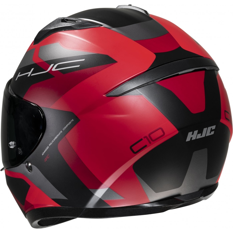 Casco integral de moto HJC C10 Tins MC1SF negro-gris-rojo