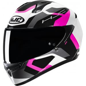 Casco integral de moto HJC C10 Tins MC8 negro-gris-rosa-blanco