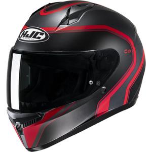 Casco integral de moto HJC C10 Elie MC1SF negro-rojo