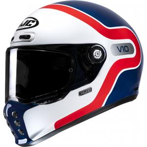 Casco integral de moto HJC V10 Grape MC21 rojo-azul-blanco