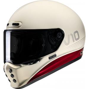 Casco integral de moto HJC V10 Tami MC1 rojo-beige