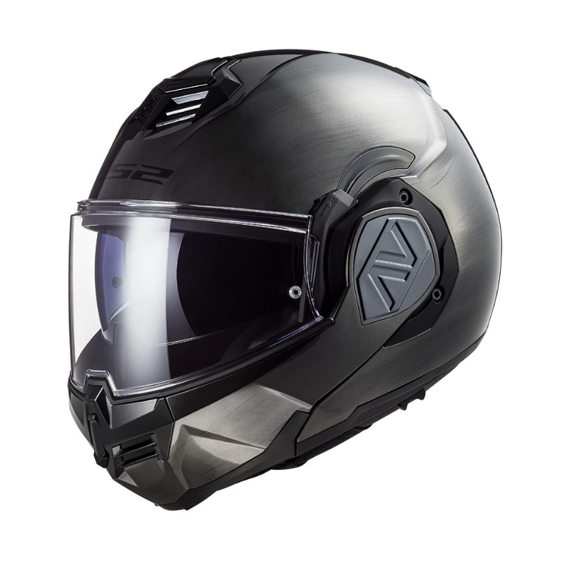 Casco de moto abatible LS2 FF906 Advant Jeans 06 gris