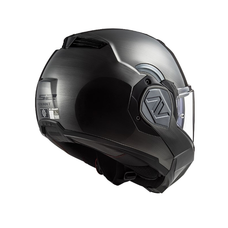 Casco de moto abatible LS2 FF906 Advant Jeans 06 gris