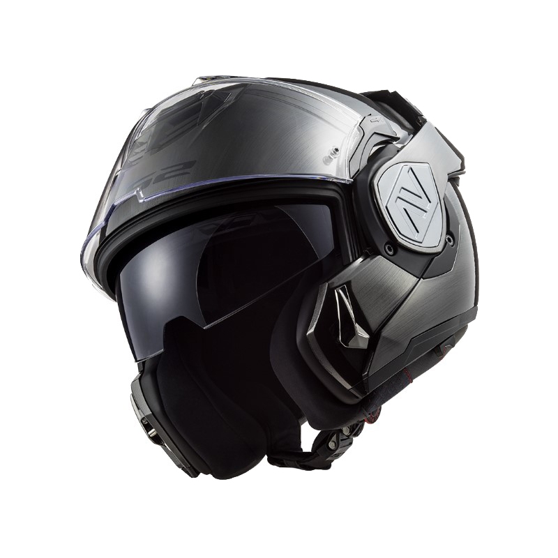 Casco de moto abatible LS2 FF906 Advant Jeans 06 gris