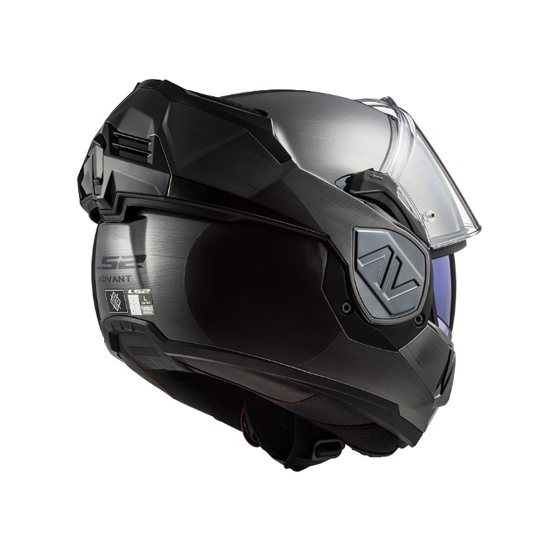Casco de moto abatible LS2 FF906 Advant Jeans 06 gris