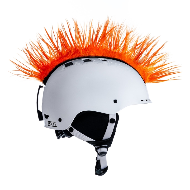 Casco Mohawk naranja