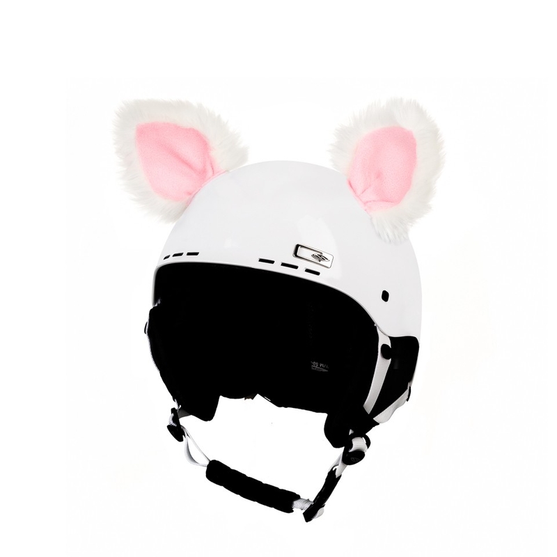 Orejas de casco Gato blanco