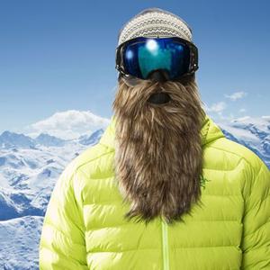 Máscara Beardski Prospector marrón