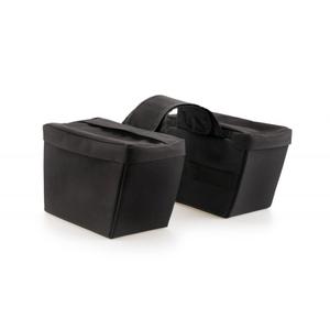 Semi-rigid saddlebag CUSTOMACCES ELTON černý pár