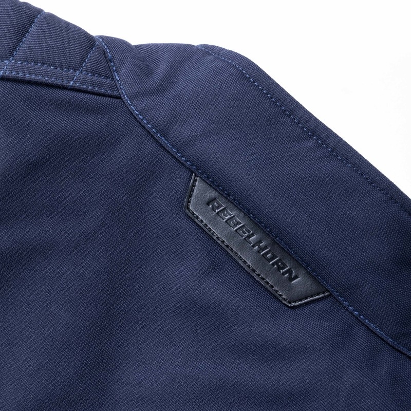 Cazadora de moto Rebelhorn Hunter azul oscuro liquidación