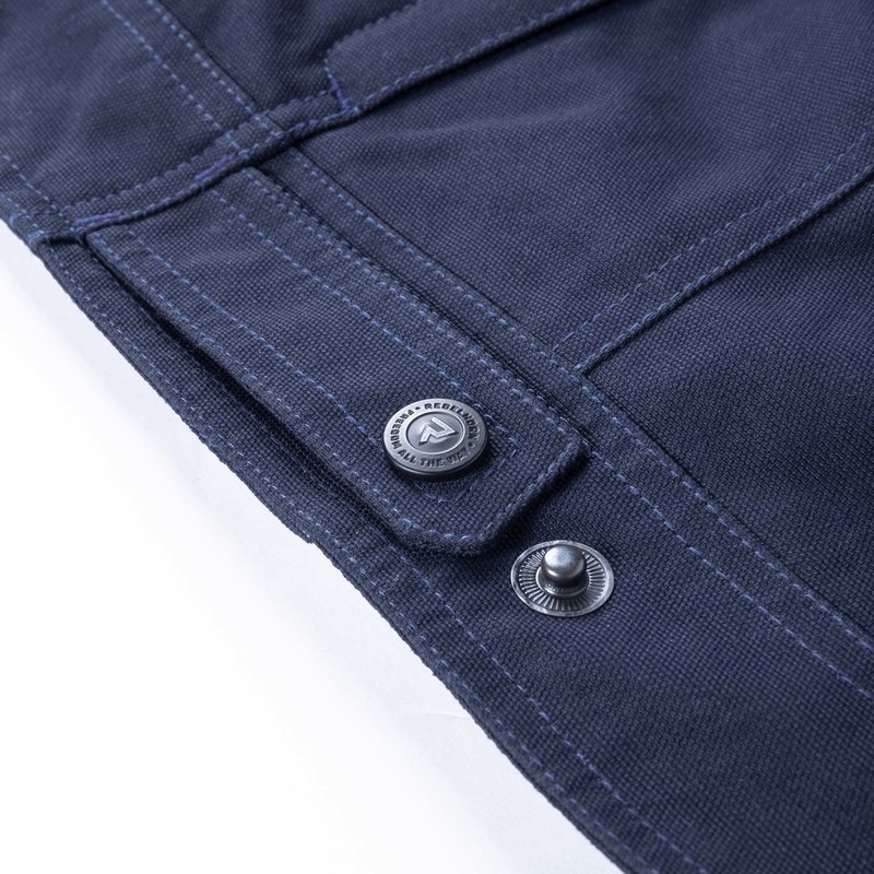 Cazadora de moto Rebelhorn Hunter azul oscuro liquidación
