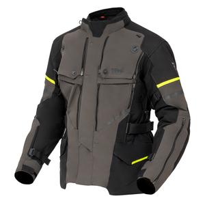 Chaqueta de moto Rebelhorn Range antracita-negro-amarillo fluo