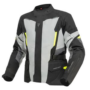 Chaqueta de moto Rebelhorn Scout negro-gris-amarillo fluo liquidación
