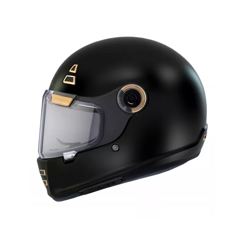 Casco integral de moto MT Jarama Solid A1 negro mate