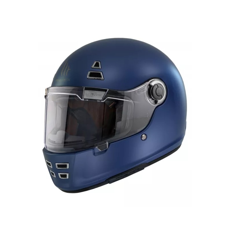MT Jarama Solid A7 casco integral moto azul mate liquidación