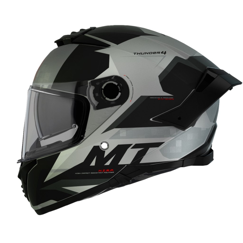 Casco de moto integral MT Thunder 4 SV Exeo negro-titanio