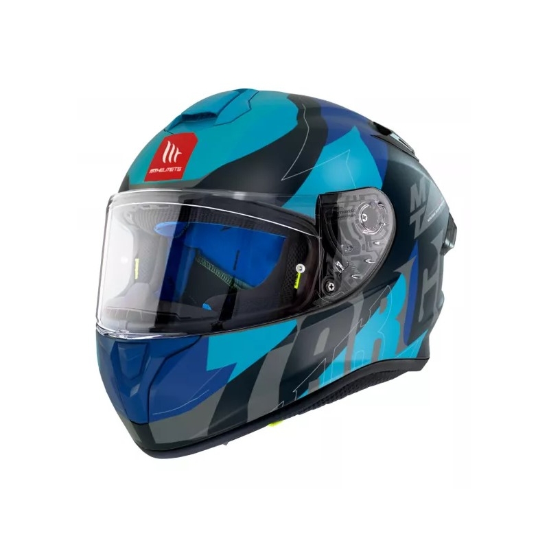 Casco integral de moto MT Targo Pro Biger azul liquidación