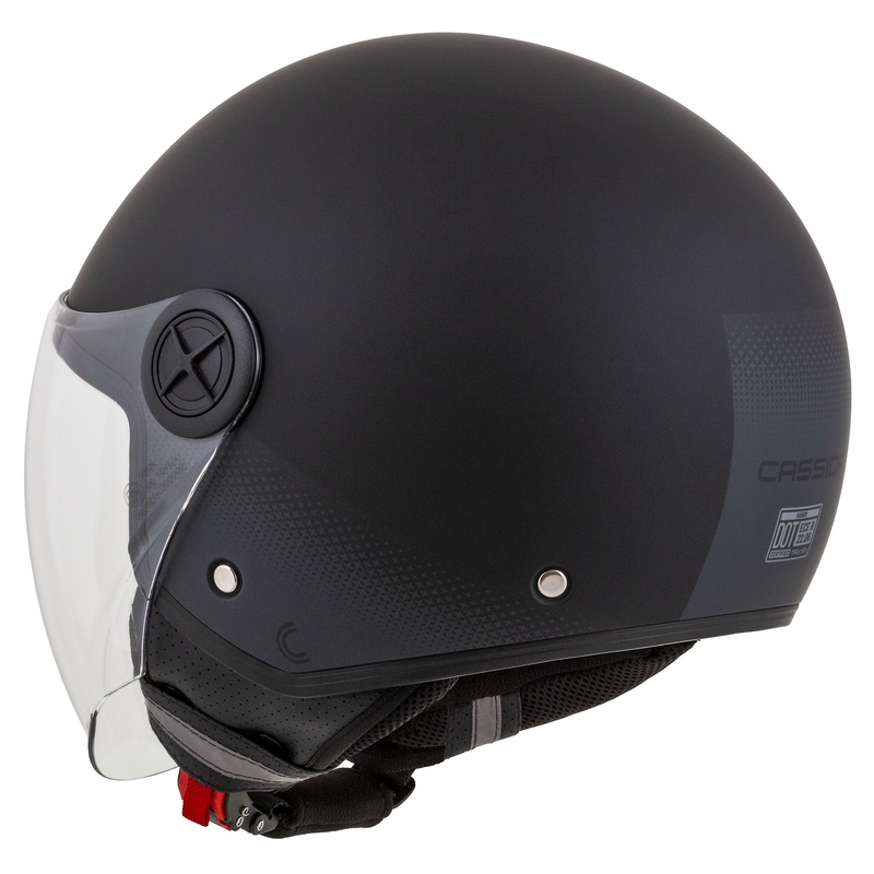Casco de moto Cassida Handy Open Negro-Gris