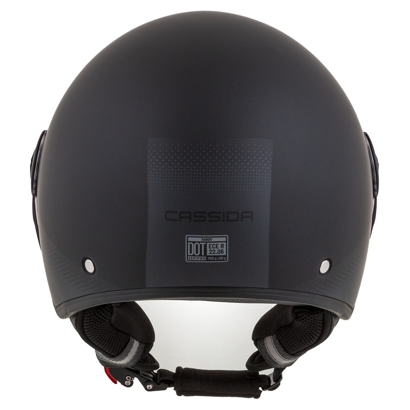 Casco de moto Cassida Handy Open Negro-Gris