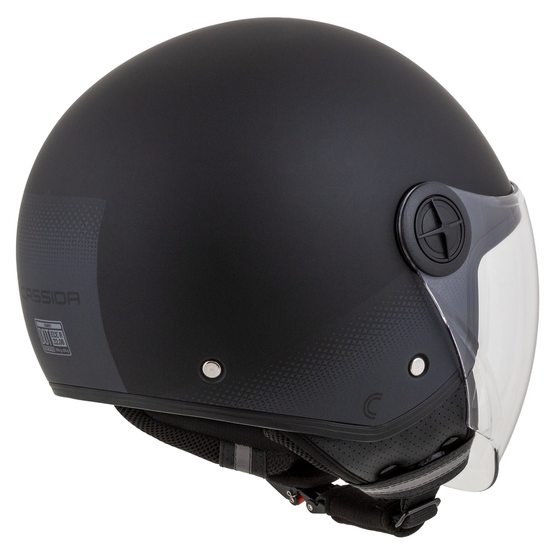 Casco de moto Cassida Handy Open Negro-Gris