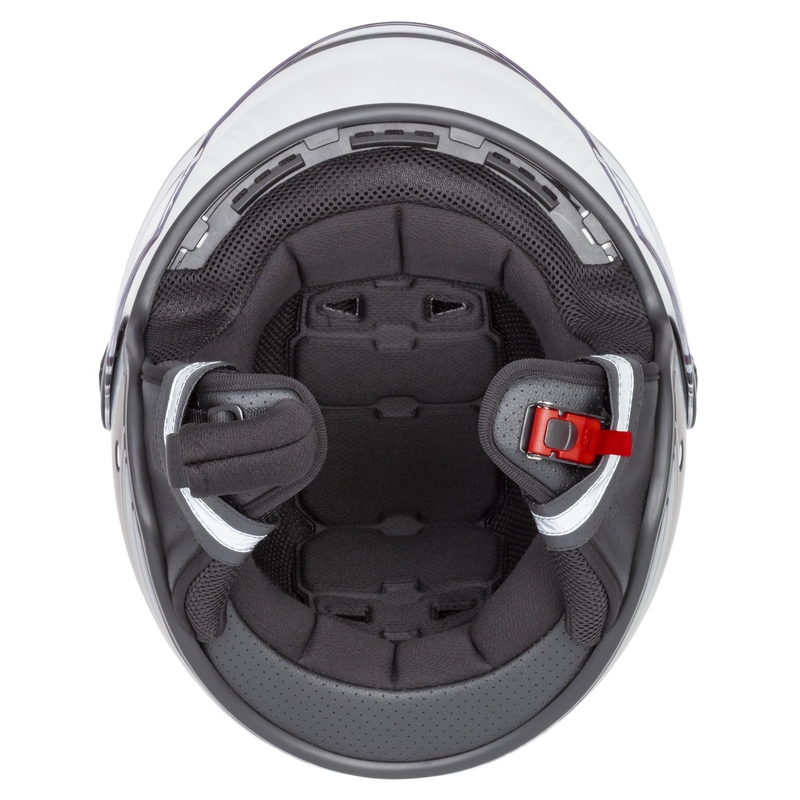 Casco de moto Cassida Handy Open Negro-Gris