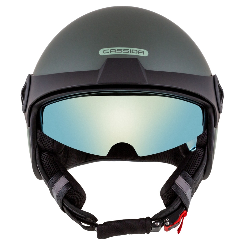 Casco de moto Cassida Handy Plus Chief abierto verde