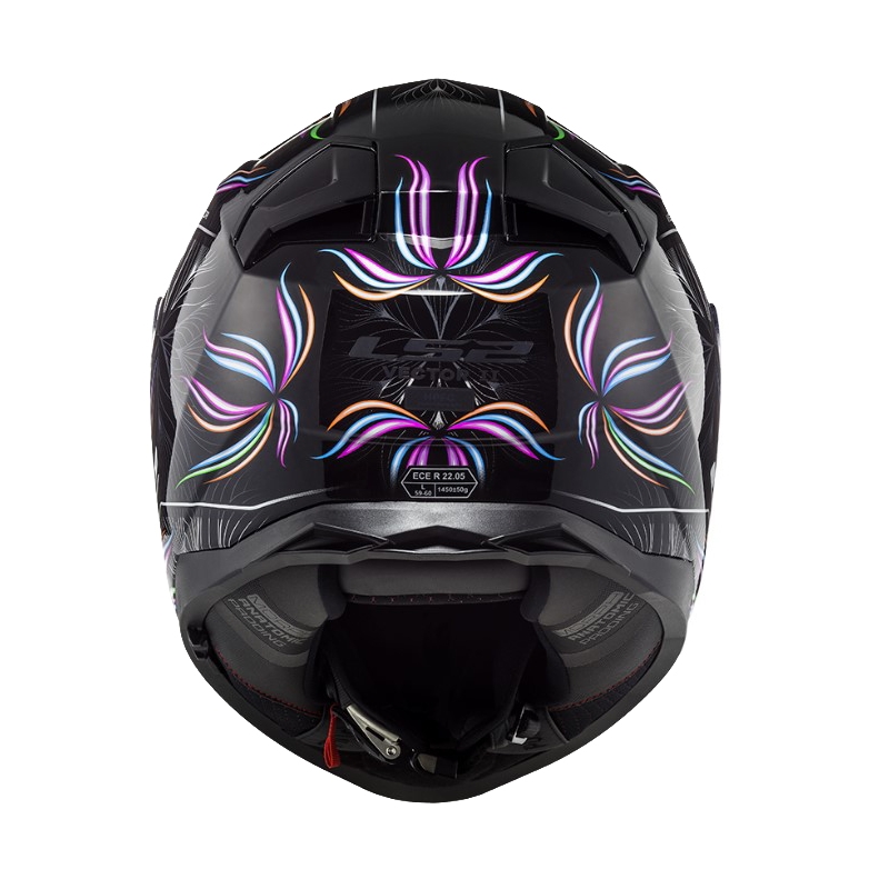 Casco integral de moto LS2 FF811 Vector II Tropical blanco-violeta-negro