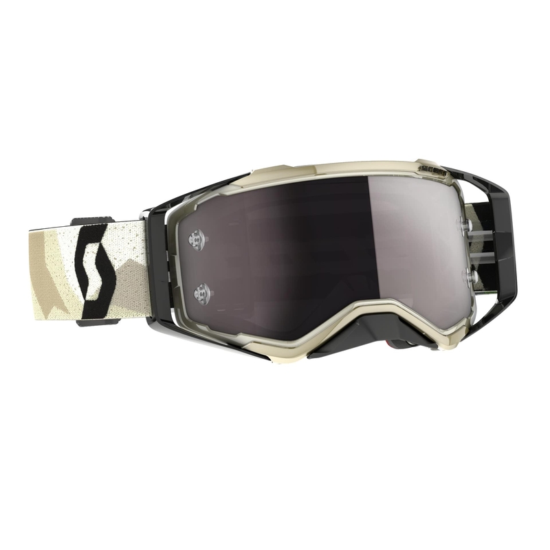 Gafas motocross SCOTT Prospect CH camo beige-negro-plata