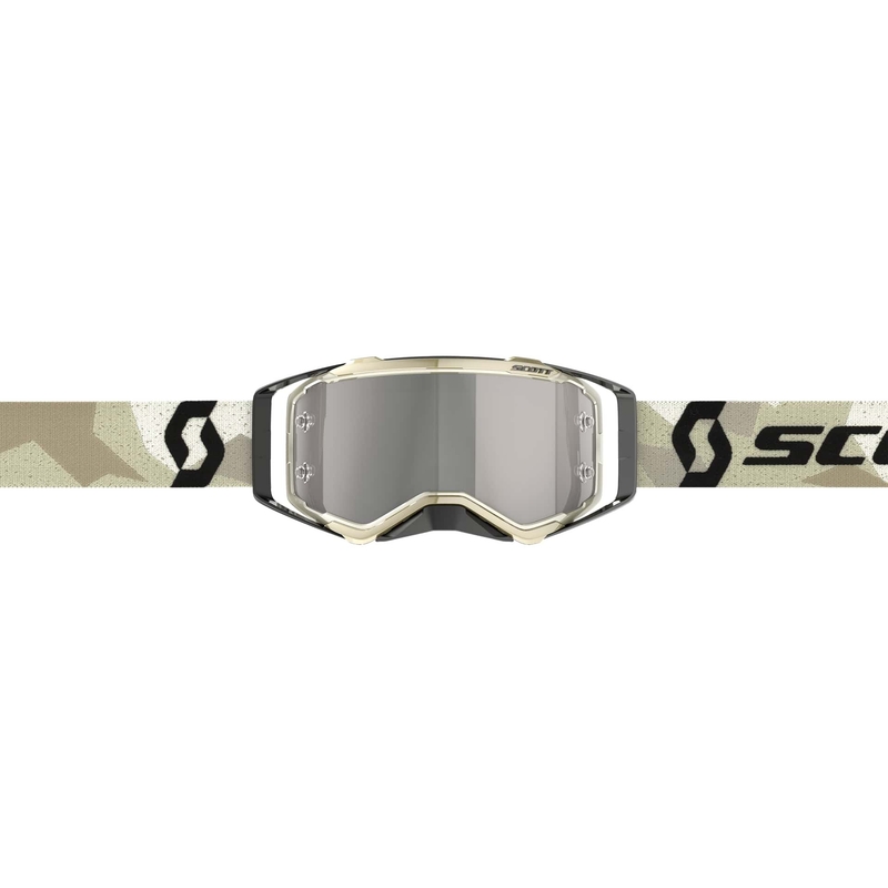 Gafas motocross SCOTT Prospect CH camo beige-negro-plata