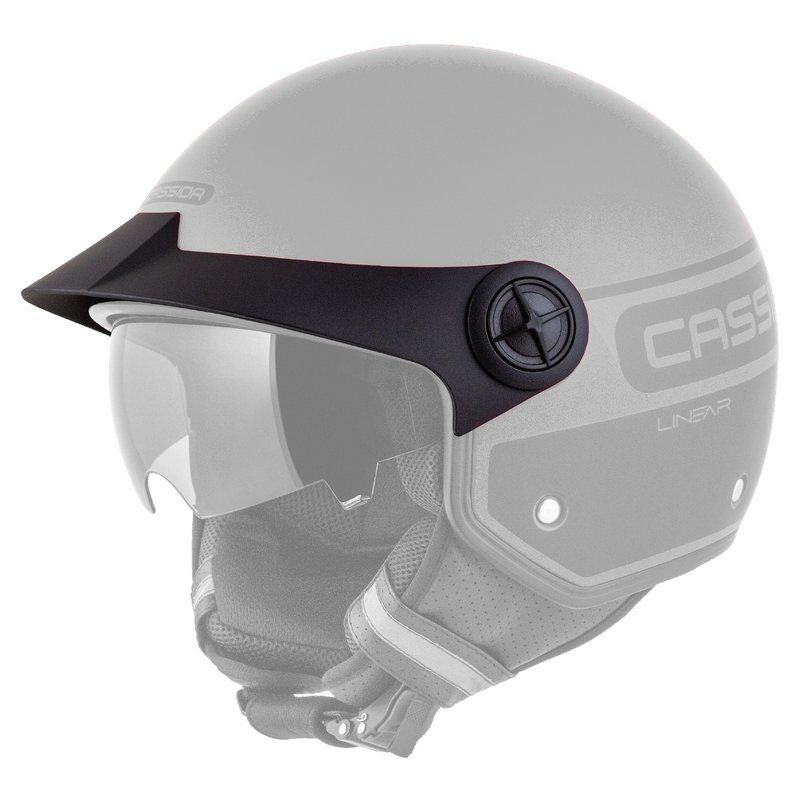 Casco de moto Cassida Handy Plus Linear Open Rojo-Negro
