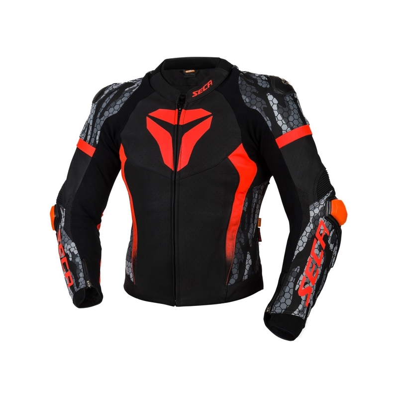 Pánská bunda SECA SRS II černo-fluo červená výprodej