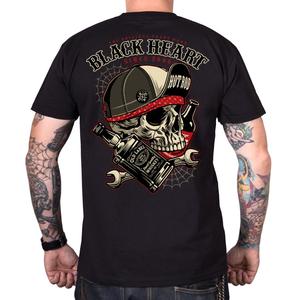 Camiseta hombre Black Heart Commander negra